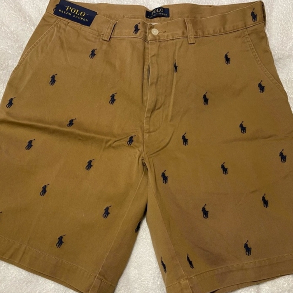 COPY - Polo Ralph Lauren Mens Classic Fit 9Inch Stretch Chino Shorts waist 34